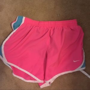 pink nike shorts